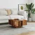 Stol za kavu staro drvo 60x60x31,5 cm konstruiranog drva