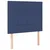 Vidaxl Box spring postelja z vzmetnico moder 80x200 cm blago