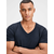 JACK & JONES Majica BASIC V-NECK TEE S/S NOOS, modra