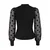 YAS Bluza Dotme 26024389 Črna Regular Fit