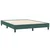 Vidaxl Box spring postelja brez vzmetnico temno zelena 160x210cm žamet