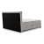 Svetlo siva boxspring postelja s prostorom za shranjevanje 160x200 cm Lysa – Ropez