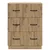 Ormar s ladicama 66 x 34,5 x 87 cm Konstruirano drvo