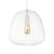 Luster na sajli OVELLA 1xE27/15W/230V, prečnik 36 cm, krem