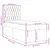 vidaXL vidaXL Box spring postelja z vzmetnico krem 90x190 cm blago, (21291595)