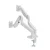 MA-DA2-06-W Gembird Podesivi dupli stoni drzac za monitor, tilt, 17-32 max.10kg White