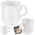 shumee MONA bela porcelanasta skodelica 400 ml