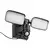 RABALUX Leszno Spoljna zidna lampa, Solarna, LED, IP54, 10W, 800lm, Crna