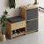 HANAH HOME Cipelarnik Haven Shoe Bench Oak Anthracite