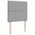 Vidaxl Box spring postelja z vzmetnico svetlo siva 90x200 cm blago