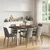 vidaXL 140 x 80 x 75 cm Masiven les akacije Temno rjava in bela
