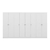 Hanah Home Ormar za hodnik Noah 8250, 360x210x35 cm, Prljavo beli