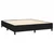 Vidaxl Box spring postelja z vzmetnico črna 160x200 cm blago