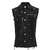 Moška srajca brez rokavov DEVIL FASHION - Anemone Distressed Button Up Punk - SHT094