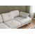 ATELIER DEL SOFA Ugaona garnitura Mustang Small Left Beige