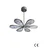 Opviq luster Chromis, LED 12 W, hrom