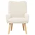 fotelja Krema 63 x 67 x 94 cm Vuna i Plywood