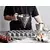 KWIK PRO automatic piston funnel for batter dosing, with stand, 1.9 L