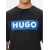 HUGO Majica Nico, črna