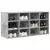 Ormar za cipele Beton siva 103 x 30 x 51 cm Konstruirano drvo