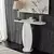 Hanah Home Komoda Ellittica 100x81x30cm Bela