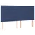 Vidaxl Box spring postelja z vzmetnico modra 180x200 cm blago