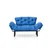 Atelier del Sofa Dvosed na razvlačenje Nitta 155x85x70cm Plavi