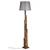Aberto Design Podna lampa Kule, 165 cm, (31 cm), E27, Tamnobraon
