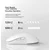Mimouse Bežični miš, Bluetooth, Beli