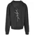 Thorned Mask Oversize Hoody Black with Acid Wash