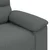 vidaXL Dvosed temno siv 160x81x84 cm blago