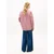 TOMMY HILFIGER Bluza Ess  ecru / češnjevo rdeča