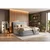 Esposa BOXSPRING POSTELJA 160 cm x 200 cm , tekstil siva