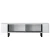 Hanah Home TV Komoda Yildiz, 180x50x30 cm, Belo-Crna
