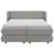 Boxspring Krevet Elodie 180/200 cm , siva