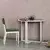Hanah home Radni sto 106x77x45cm Beli