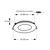 LED ugradna CCT panel lampa 18W