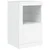 Komoda s LED svjetlima bijela 123 x 37 x 67 cm
