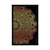 Plakat zlata orientalska Mandala - 60x90 white