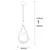 Opviq Luster Mudoni-MR-937-LW, Crni