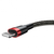 Baseus Cafule kabel USB/Lightning QC3.0 1m, črna/rdeč (CALKLF-B19)