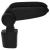 Naslon za ruke za automobil crni 14,5 x 31,5 x (30 - 48) cm ABS