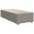 Vidaxl Box spring postelja z vzmetnico taupe 100x200 cm blago