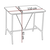 Hanah Home Set barskih stolova i stolica, 110 x 92 x 70 cm, 5 delova, Antracit