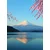 Fototapeta pogled z jezera na Fuji - 196x270
