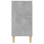 Komoda siva boja betona 101x35x70 cm od konstruiranog drva