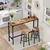 VEVOR Bar miza 1397x381x991 cm rjava