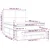 Vidaxl Box spring postelja z vzmetnico modra 140x200 cm blago