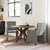 Blagovačke stolice s kotačima 2 pcs Svjetlosiva 57 x 66 x 94 cm