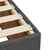 Vidaxl Box spring postelja z vzmetnico temno siva 160x200 cm blago